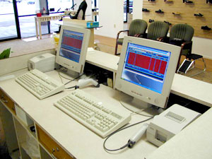 Retail Point of Sale Software Running at a Business